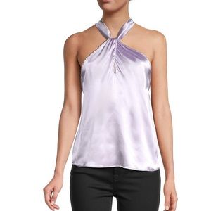 Love Ady Twist Front Satin Top